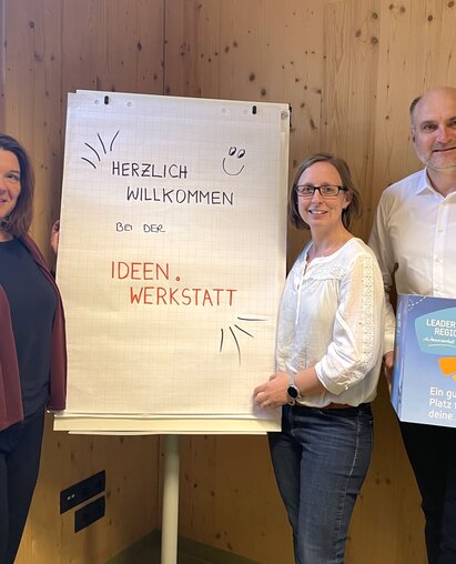 Pressefoto Ideen.Werkstatt Petra Thaler, Christine Filipp, Christian Frank