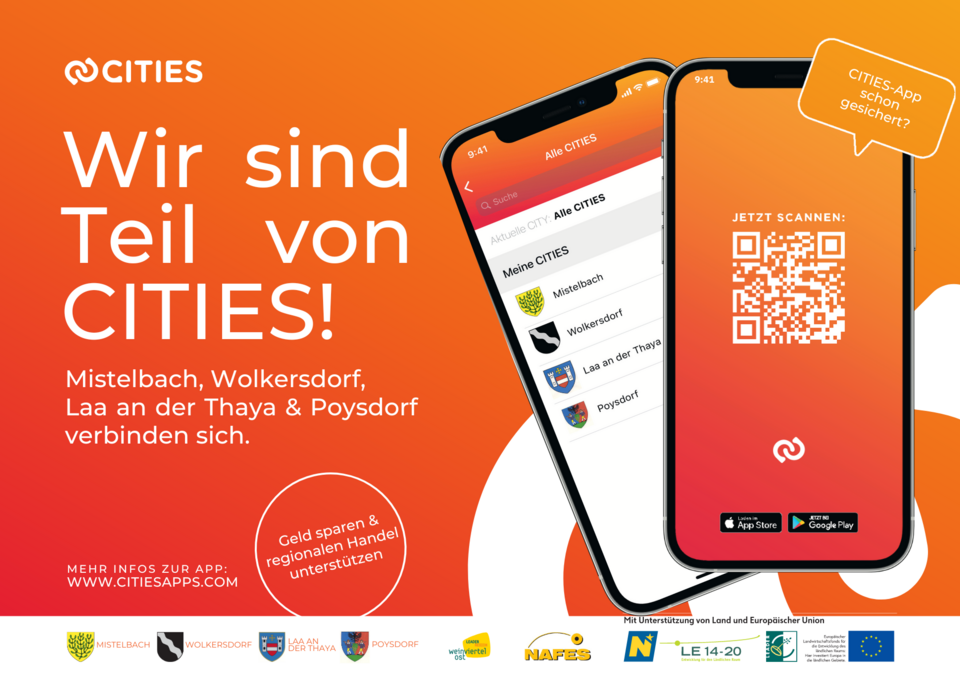 Titelbild für die Initative Kauf regional - Cities App