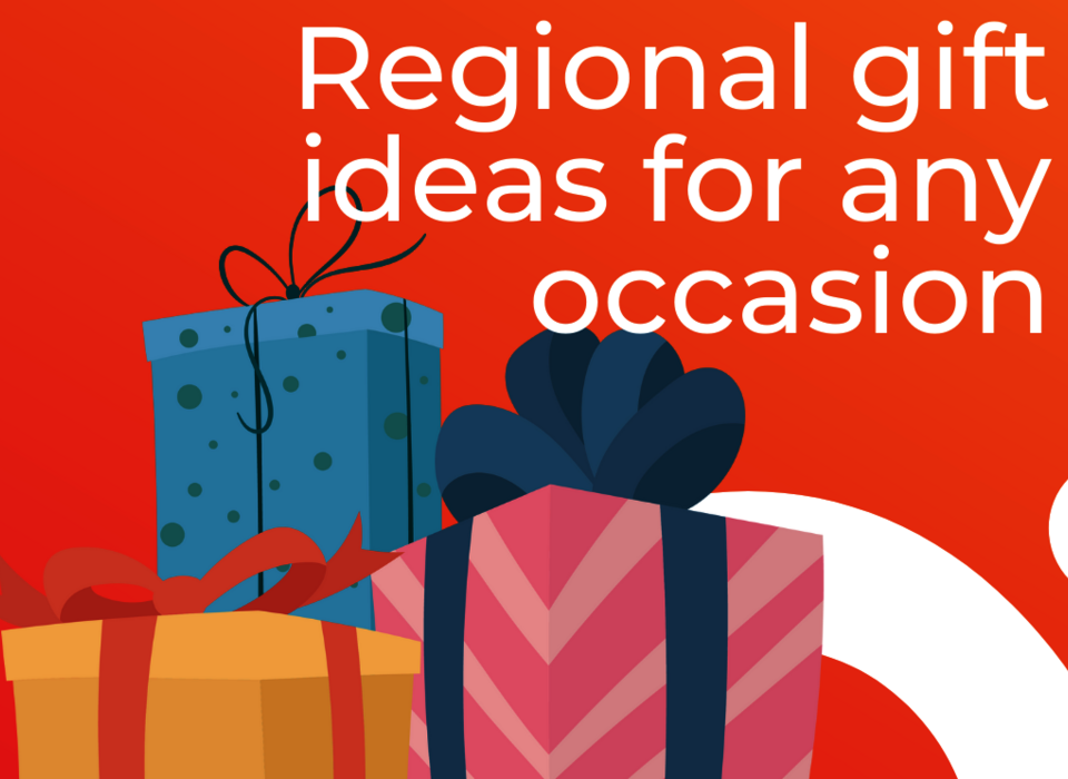 Sujet für regionale Geschenksideen auf Englisch
