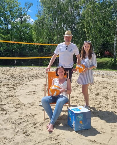 Pressefoto Volleybälle