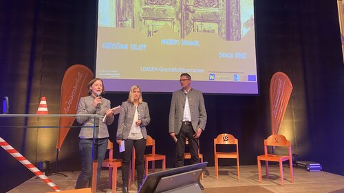 Vortrag Christine Filipp und Sonja Eder bei der Leerstandskonferenz