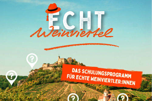Titelbild Folder Regionsexpertenschulung Echt Weinviertel