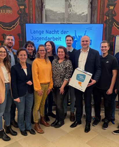 Lange Nacht der Jugendarbeit Gruppenfoto Lange Nacht der Jugendarbeit